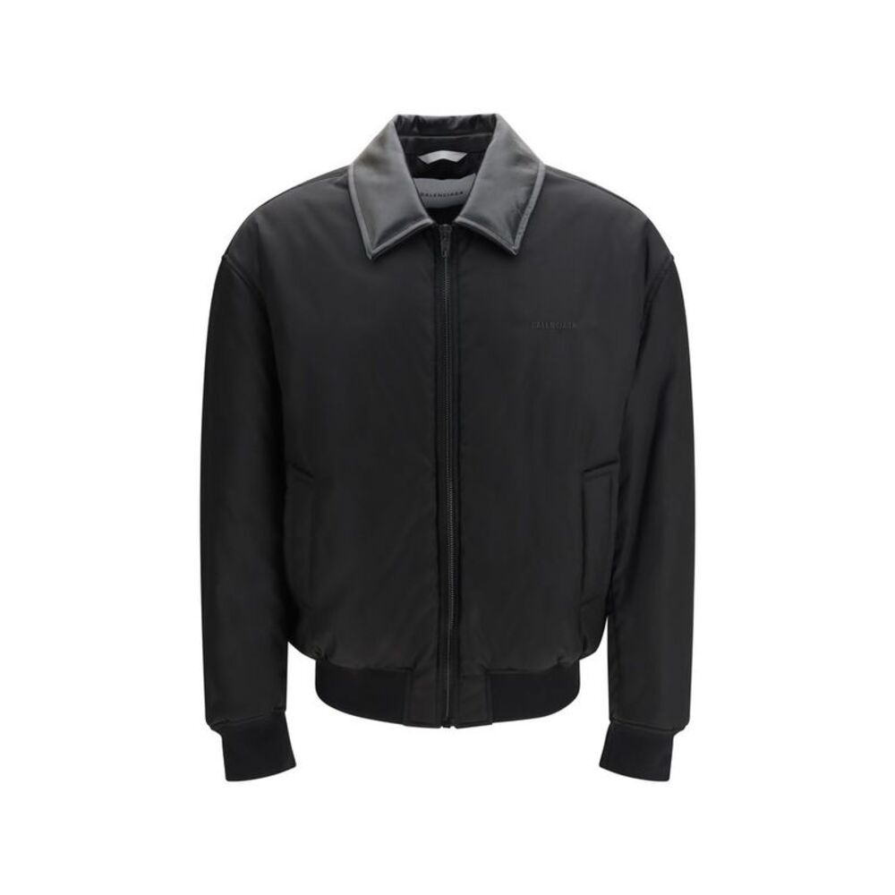 Balenciaga Black Nylon Men's Bomber